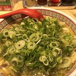 どうとんぼり神座 - おいしいラーメンネギトッピングのせ