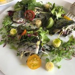 レストラン ラ・マーレ - 秋刀魚と地蛸のマリネです。