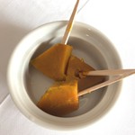 レストラン ラ・マーレ - 自家製畑のかぼちゃです。