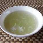 中国料理ベルビュー慶招樓 - 翡翠コースのスープ