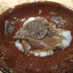 サロン イナシュヴェ - トリュフ香和牛バルサミコすき焼きコーチン卵添え