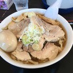 自家製太麺 渡辺 - ラーメン普通680えん 煮豚220えん 煮卵100えん