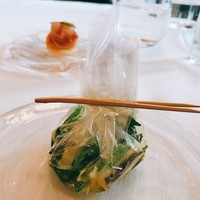 サーラ アマービレ - 前菜: 穴子と九条ネギのカルトッチョ トリュフ風味
