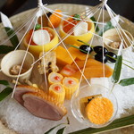 行楽庵 - 八寸（2017/12）