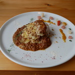 えほんとカフェ - 炙りチーズカレー