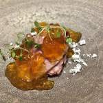 クイントカント - 牛タンのボリート セロリとカラスミ