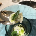 クイントカント - 牡蠣のヴァポーレ 青リンゴとウイキョウ