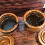 にんにく村 - にんにく村　玉ねぎソースとおろしソース