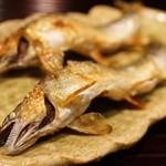 行楽庵 - 琵琶湖の鮎の焼き物（2017/8）