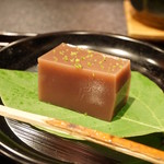 行楽庵 - 羊羹（2017/8）