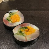 不動前 すし 岩澤 - 鯵海苔巻