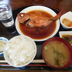 カフェ ふくや - 料理写真:きんめ煮つけ定食￥1300-