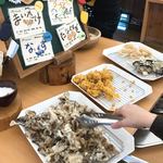 くるるの杜 農村レストラン - 【2017年12月】定番の天ぷらコーナー。