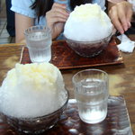 納言志るこ店 - ミルク金時＋アイスクリーム