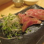 宮わき - かつべ牛炭焼きたたき（1,800円）