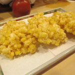 宮わき - トウモロコシかき揚げ（1,400円）