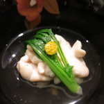 日本料理 太月 - 北海道産真鱈の白子　堀川牛蒡