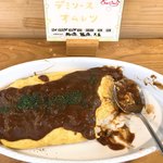くるるの杜 農村レストラン - 【2017年12月】デミソースオムレツ。