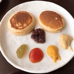 くるるの杜 農村レストラン - 【2017年12月】パンケーキ、と種々のジャム。