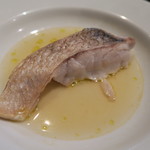 オステリア・オリエーラ - 29年12月　シラカワ　骨と頭の出汁スープ仕立て