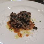オステリア・オリエーラ - 29年12月　和牛テールとポルチーニの赤ワイン煮　黒トリュフ