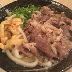 美の庵 - 肉きざみうどん