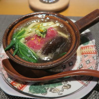 寛幸 - 29年12月　飛騨牛、庄内浅葱、椎茸小鍋　柚子