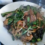 キッチンあべ - ニラレバ炒め