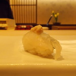 鮨　いの - トラフグの握り肝和え