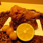 鮨　いの - フグの唐揚げ