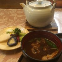 やげんぼり 赤坂店 - ランチについてくる京漬物など。