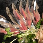 中華酒場  サモハン - 秋刀魚のお刺身