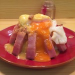 おき野 - ポテトサラダ カルボナーラ