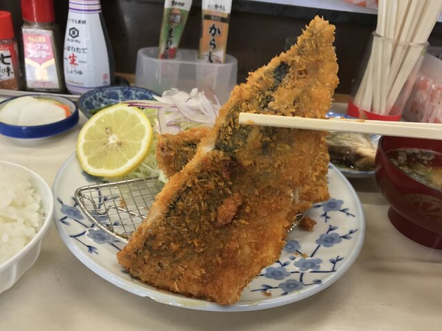 孤独のグルメseason6第十話 千葉県富津市金谷のアジフライ定食 登場店舗 By さすらいの旅人 全国各地孤独のグルメ はまべ 浜金谷 魚介料理 海鮮料理 食べログ