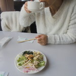 にぐるまやダイニング - サラダバー（食べまわし禁止！）