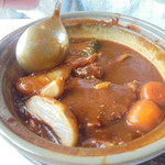 にぐるまやダイニング - 土鍋ハンバーグ930円+セット630円