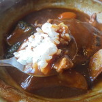 にぐるまやダイニング - 土鍋ハンバーグ930円+セット630円