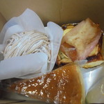 にぐるまやダイニング - 買ったケーキ（旨くない）