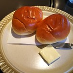 レストラン 牛石 - ライスorパンで、パンを選択