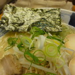 麺屋　一 - その他のトッピングは、細もやし、青ネギ、味付け海苔