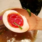 Homemade Ramen 麦苗 - 玉子は濃厚でコクでまくり、とろっとろです！