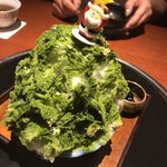 蕃 YORONIKU - かき氷抹茶（クリスマスツリー）