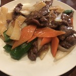 心龍 - 牛肉の牡蠣ソース炒め
