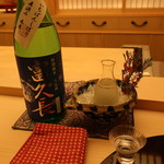 季節料理　なかしま - 富久長特別純米八反錦直汲み本生(安芸津町)