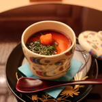 季節料理　なかしま - ふぐの白子の茶碗蒸し