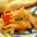 印度料理シタール - ピリ辛のピクルス（アチャール）が旨い