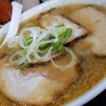 こく一番 ラーメン みどりや - セットのスープ、イヤッ！ラーメンです。