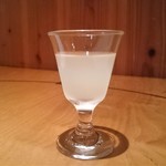 じどりや 穏座 - 食前酒　かぼす酒