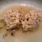 じどりや 穏座 - 淡海地鶏の鶏しゃぶ鍋　鶏つくね　　