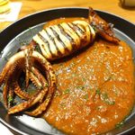 パージナ イタリアン ファイアワークス プラス カフェ ～薪焼きイタリアンとワイン～ - ヤリイカの薪窯一本焼き　980円